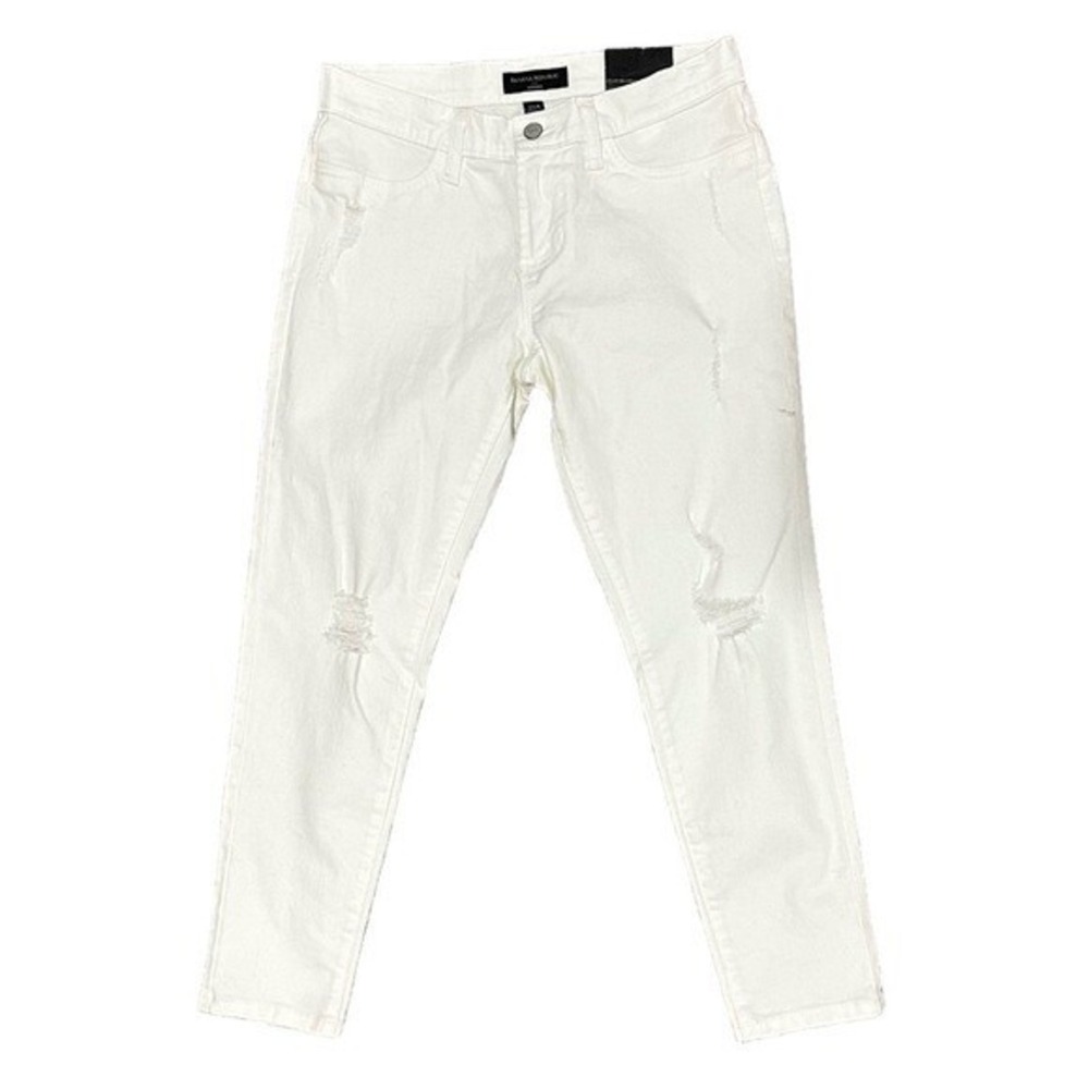 Banana Republic‎ Denim jeans White/Ivory Legging 29/8 Distressed NWT $69